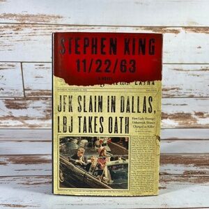 Hardcover Stephen King novel "JFK Slain in Dallas" #StephenKing #JFK